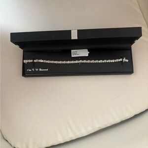 Elegant Silver Tennis Bracelet